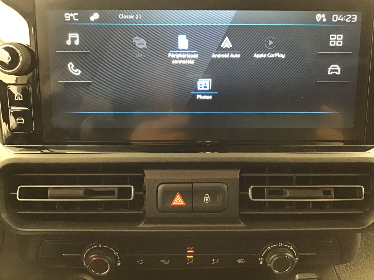 PEUGEOT PARTNER STANDARD HEAVY 1000 KG VAN 1.5 Bluehdi 130ch Eat8 Van + Apple CarPlay + Android auto + Caméra recul