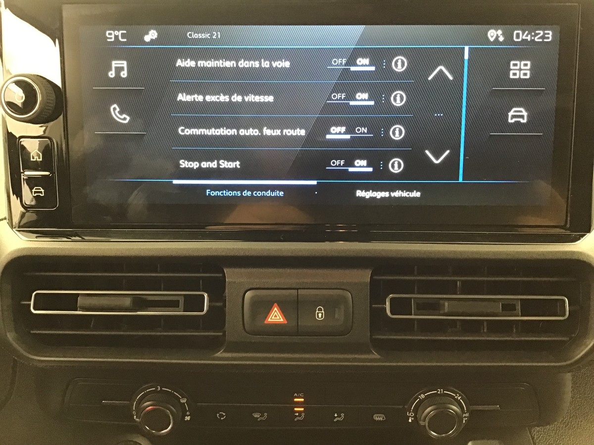 PEUGEOT PARTNER STANDARD HEAVY 1000 KG VAN 1.5 Bluehdi 130ch Eat8 Van + Apple CarPlay + Android auto + Caméra recul