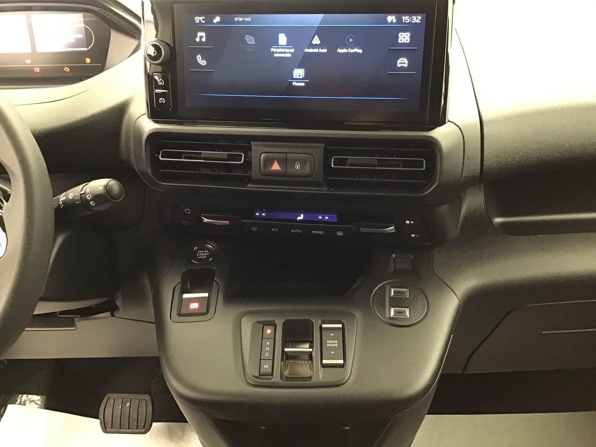 PEUGEOT PARTNER LONG HEAVY 1000 KG VAN 1.5 Bluehdi 130ch Eat8 Van + Caméra recul + ADML + Apple carplay + Android auto