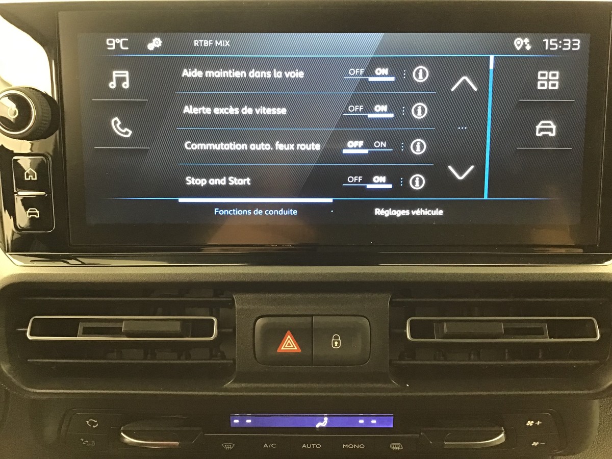 PEUGEOT PARTNER LONG HEAVY 1000 KG VAN 1.5 Bluehdi 130ch Eat8 Van + Caméra recul + ADML + Apple carplay + Android auto