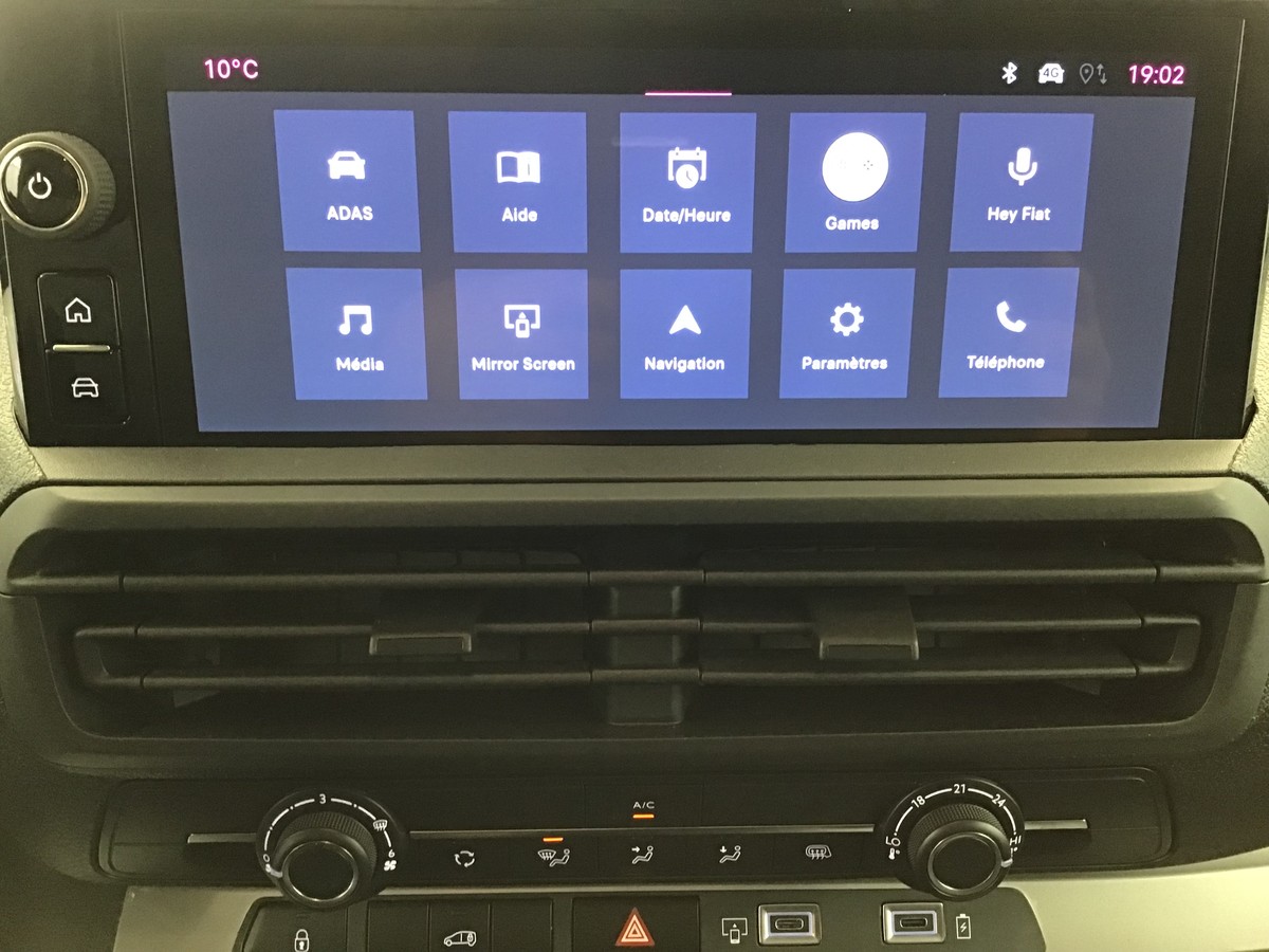 FIAT SCUDO L2 VAN 2.0 Turbo D 145ch Ba-8 Van + Caméra recul + Apple carplay + Android auto