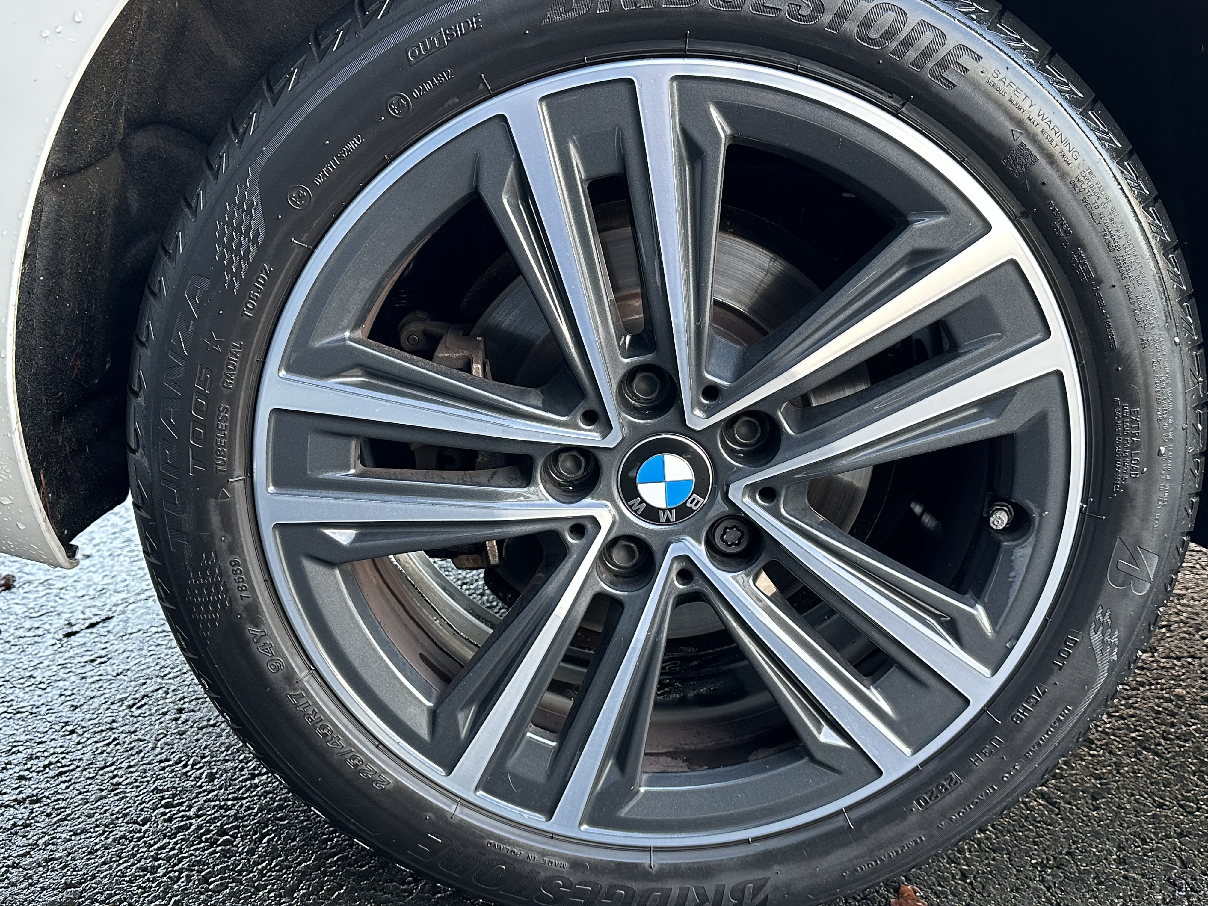 Tapis de voiture sur mesure - tissu noir - pour BMW Série 1 F40 à partir de  2019
